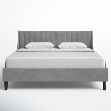 Corso upholstered store storage platform bed